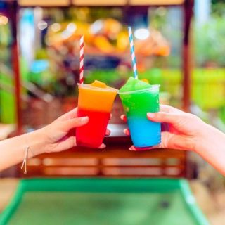 Slush Puppies at Putt Putt Mermaid Beach