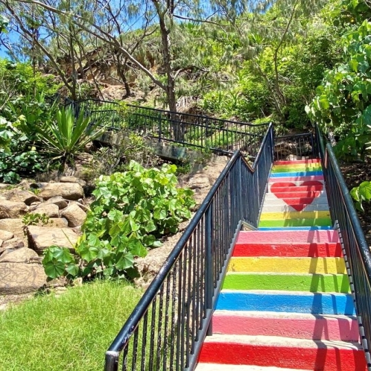 Miami Beach Stairs to Lookout